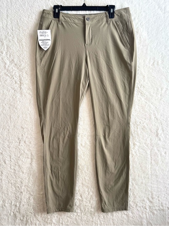 Kuhl Pants - Kuhl Innovair Skinny Pants Women’s 12 Khaki Nylon Zip Pockets Outdoor Hiking NEW